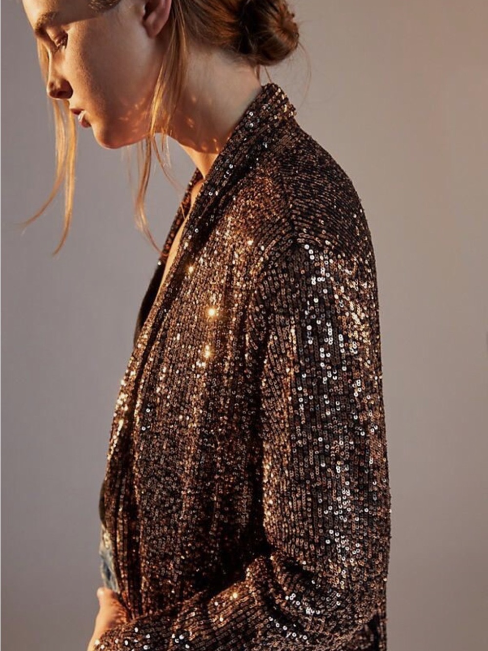Anthropologie Dulcinea Sequin Duster - Picture 3 of 6